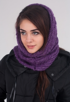 Стильный женский шарф-хомут