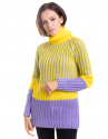 Триколірний светр